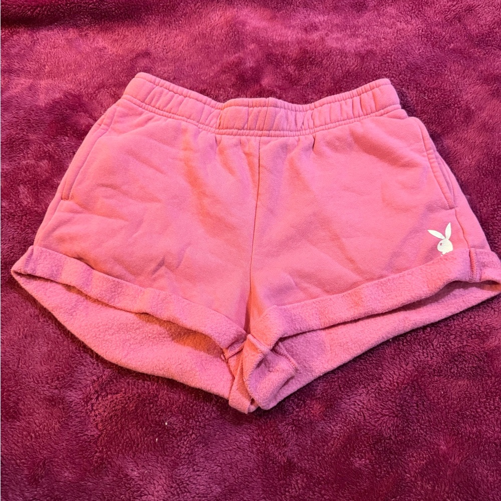 Playboy by Pacsun pink sweat shorts